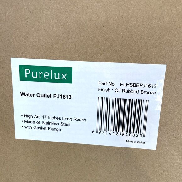 Purelux Shower Arm Extension High Arc Long Reach Water Outlet Oil Rubbed Bronze - Picture 5 of 5